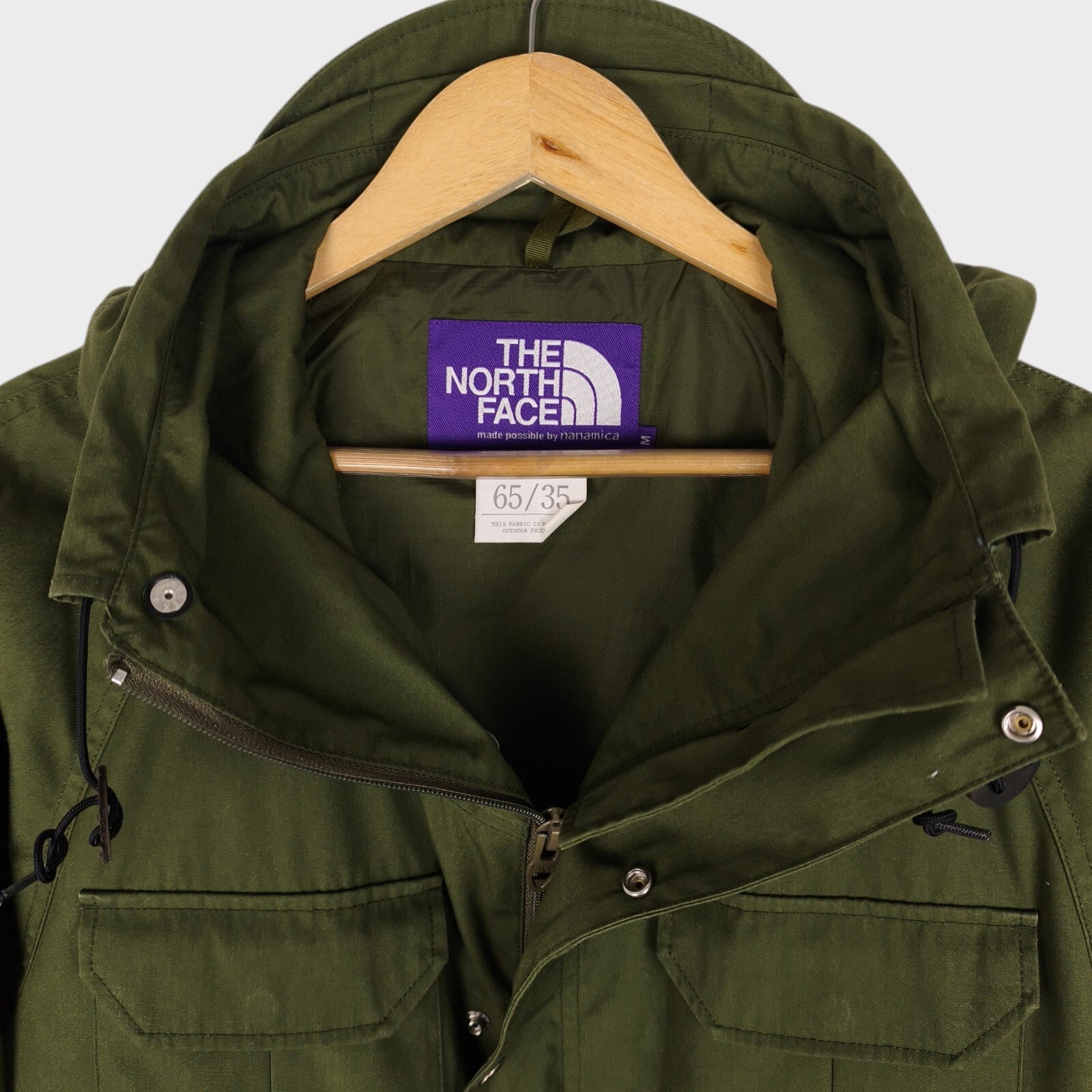 THE NORTH FACE PURPLE LABEL x NANAMICA Men's Green Mountain Parka Jacket