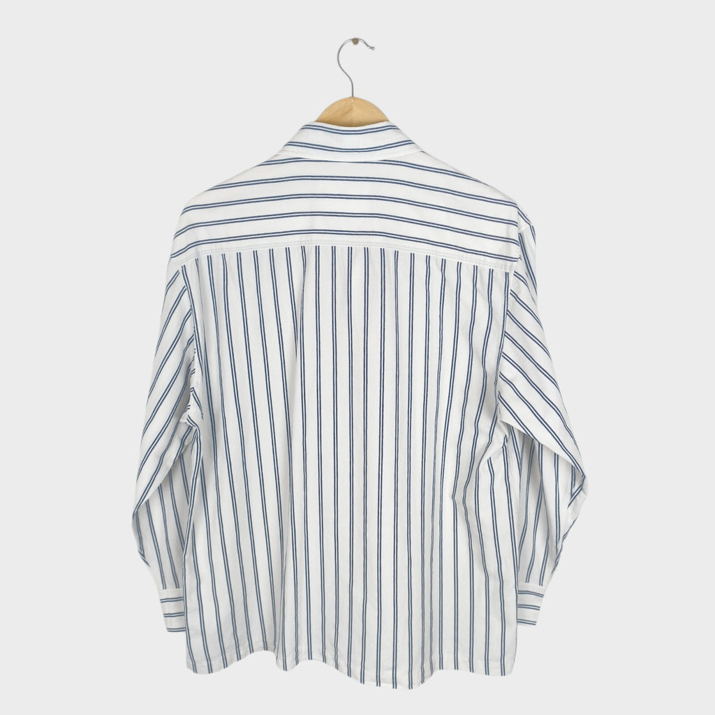 MHL MARGARET HOWELL Men's Striped Cotton Linen Shirt