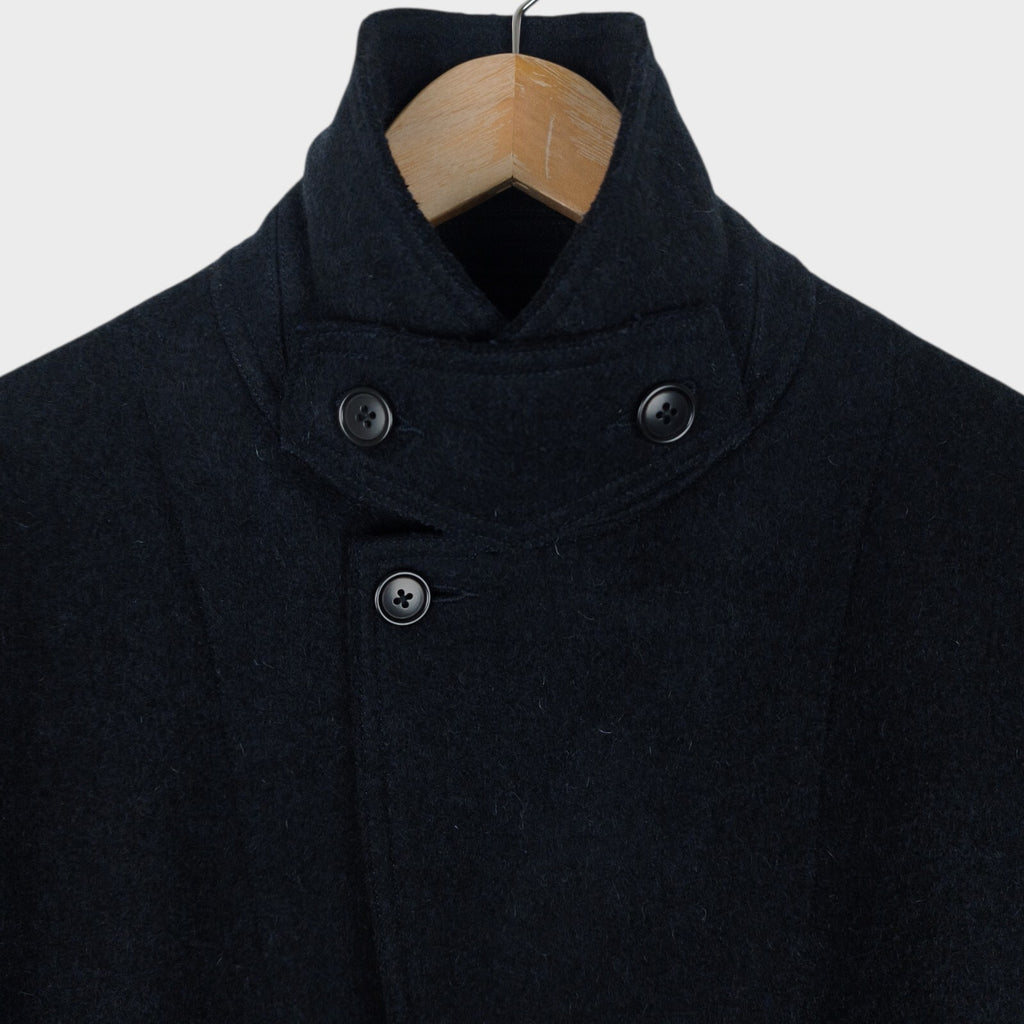 MHL MARGARET HOWELLL Men's Dark Navy Heavyweight 100% Wool Coat