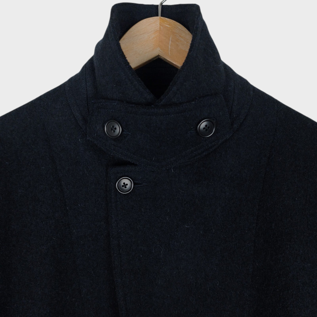 MHL MARGARET HOWELLL Men's Dark Navy Heavyweight 100% Wool Coat