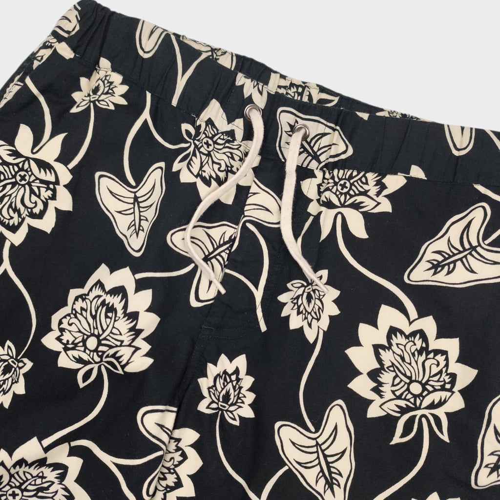 BEAMS PLUS x DALE HOPE Men's Hawaiian Floral Print Cotton Shorts