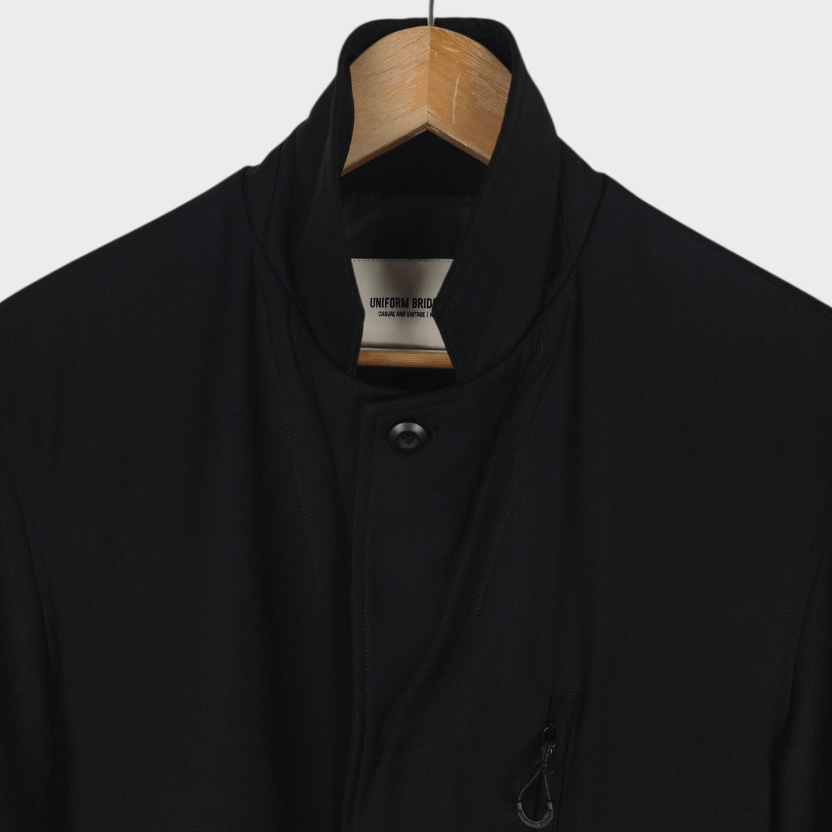 UNIFORM BRIDGE Men's Black AE Uniform Blazer Chore Jacket