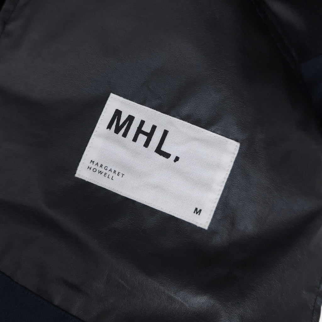MHL MARGARET HOWELL Men's Navy Lightweight Waterproof Cotton/Linen Blouson Jacket