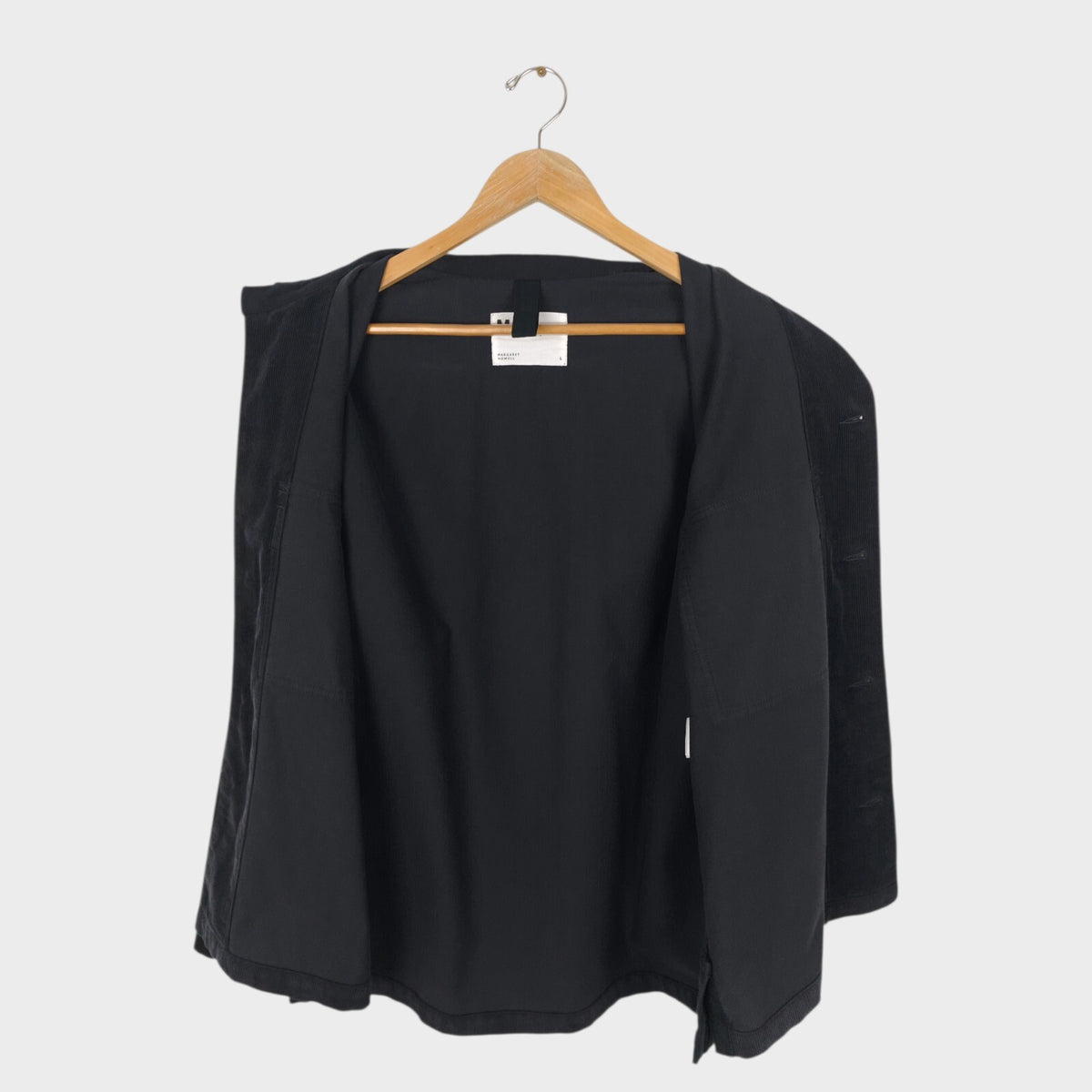 MHL MARGARET HOWELL Men's Black Corduroy Overshirt Jacket