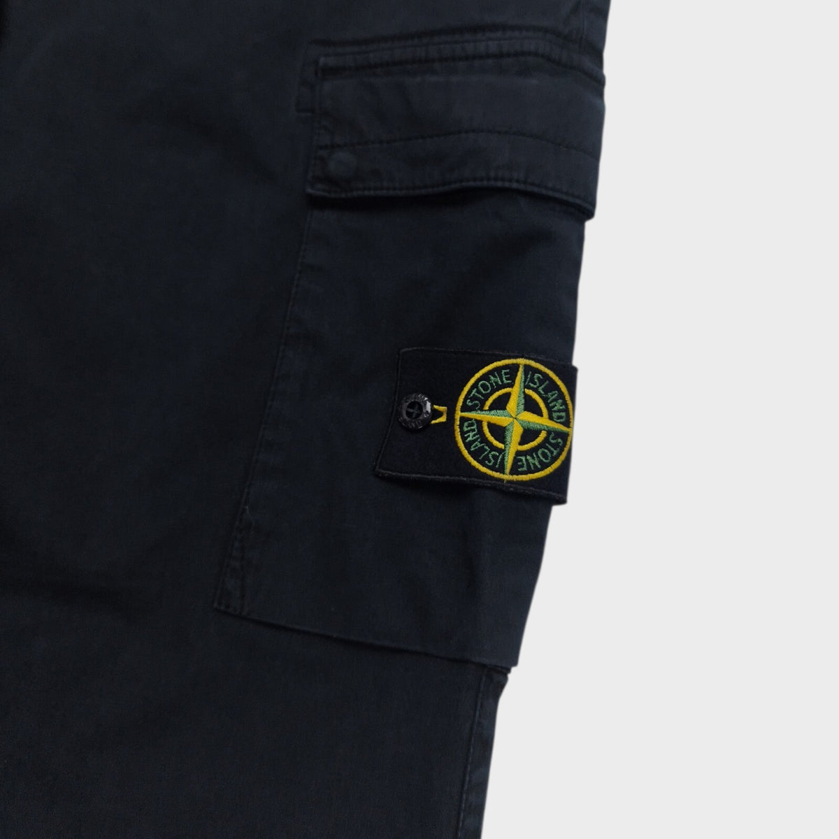 STONE ISLAND Men's Dark Navy Blue RE-T Cargo Trousers