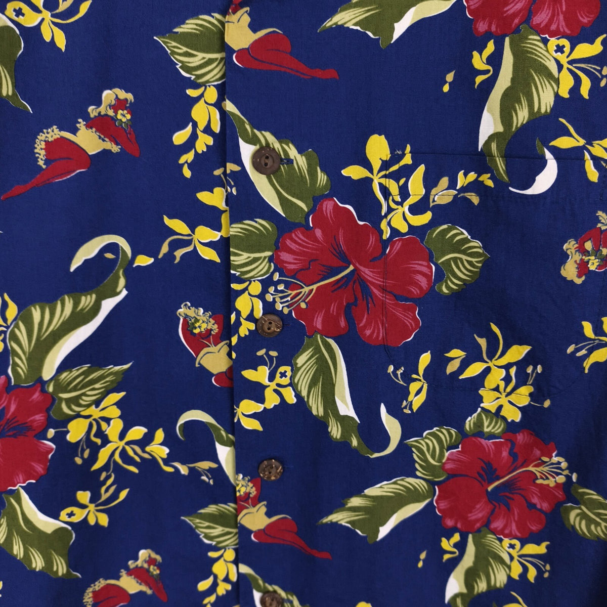BEAMS PLUS x DALE HOPE Men's Made in USA Hibiscus Floral Print Shirt
