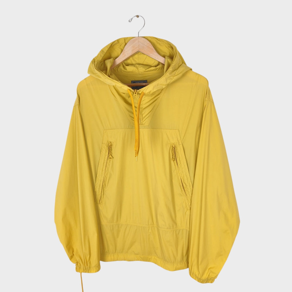 BEAMS PLUS Men's Yellow Oversized Fit Smock Anorak Parka Jacket