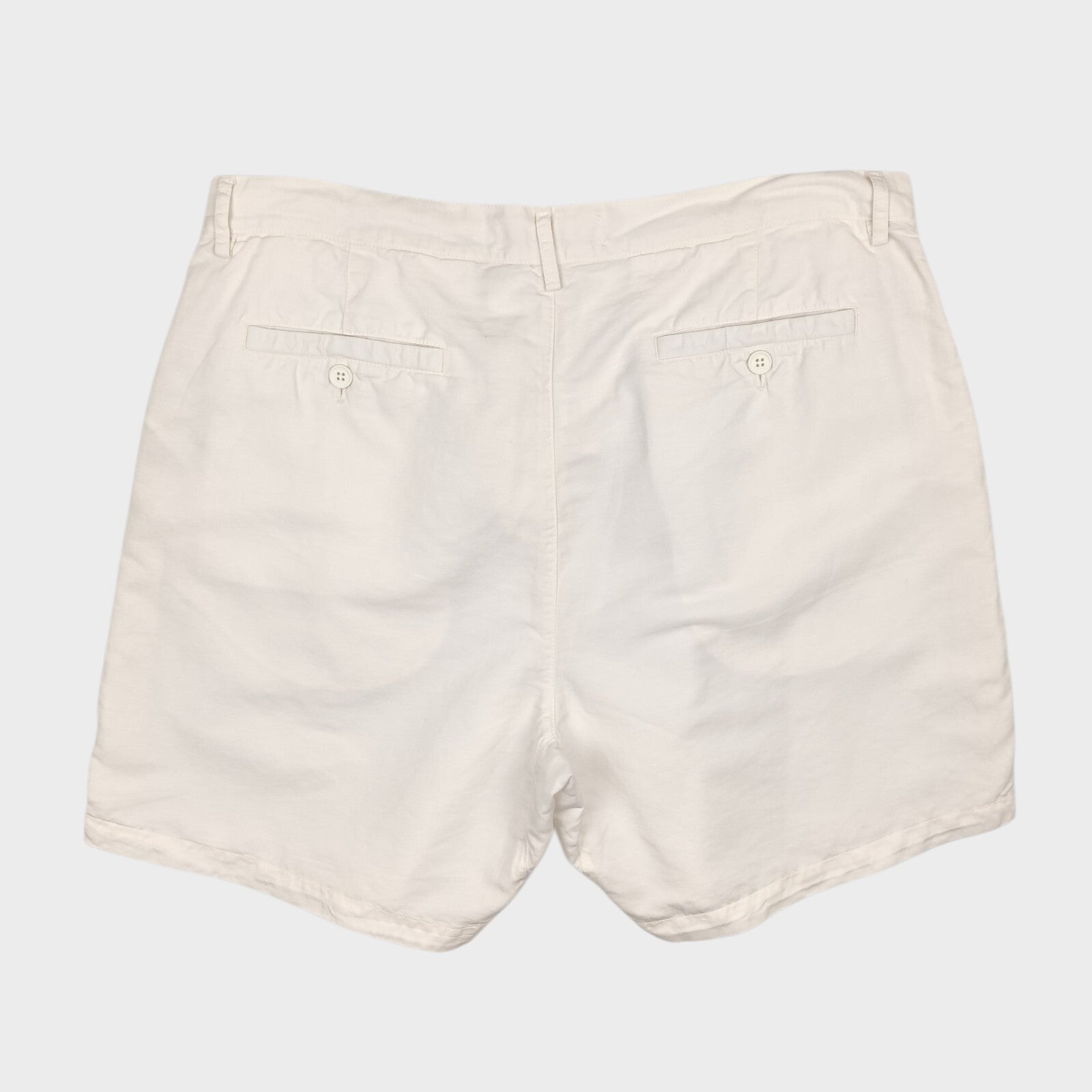 ORLEBAR BROWN Men's Ecru 100% Linen/Cotton Searose Pleated Shorts
