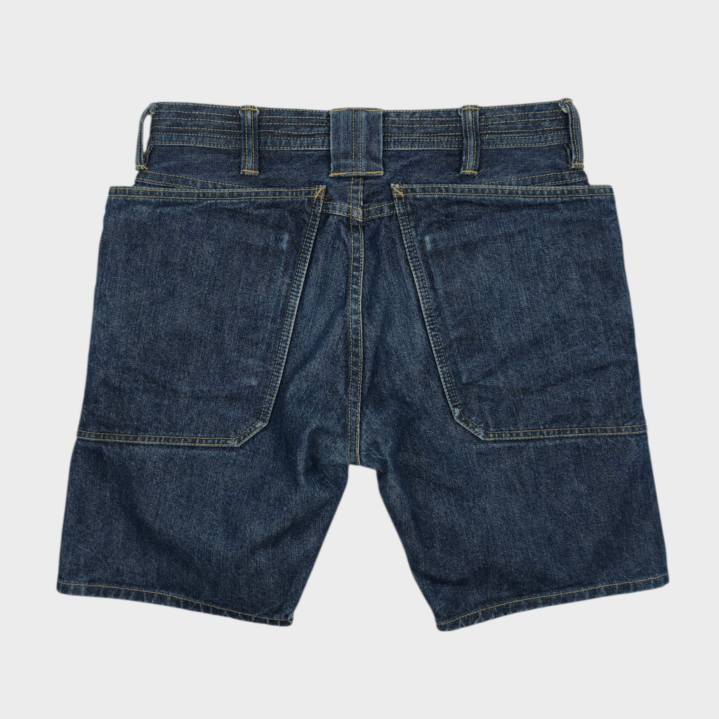 SASSAFRAS Men's Made in Japan Fall Leaf Denim Cargo Shorts
