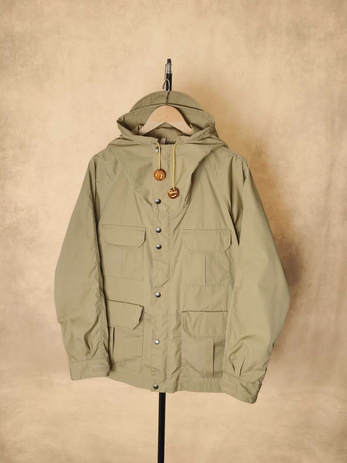 THE NORTH FACE PURPLE LABEL x NANAMICA Men's Beige Mountain Parka Jacket