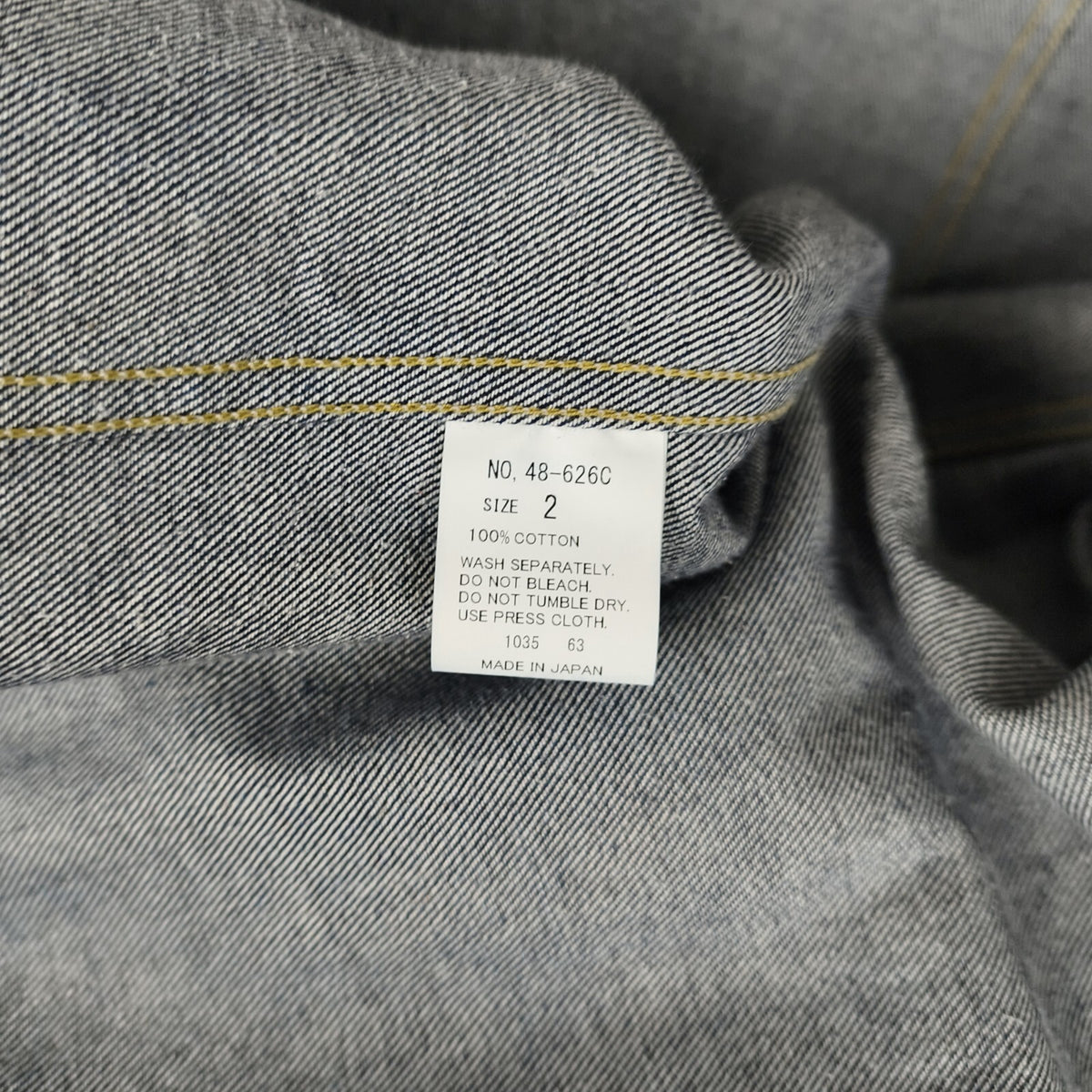 SPELLBOUND Men's Made in Japan Blue Denim Chore Jacket