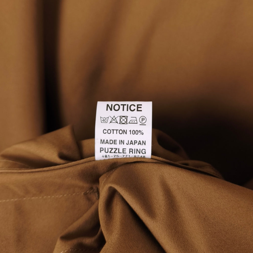 SASSAFRAS Men's Made in Japan Brown Digs Crew Chore Jacket