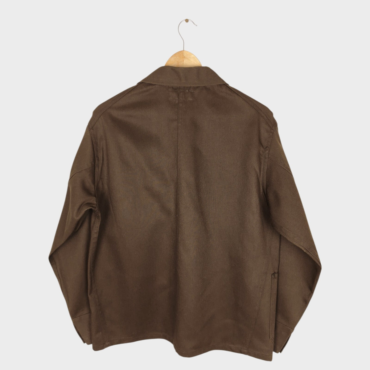 SASSAFRAS Men's Made in Japan Brown Transplant Chore Jacket