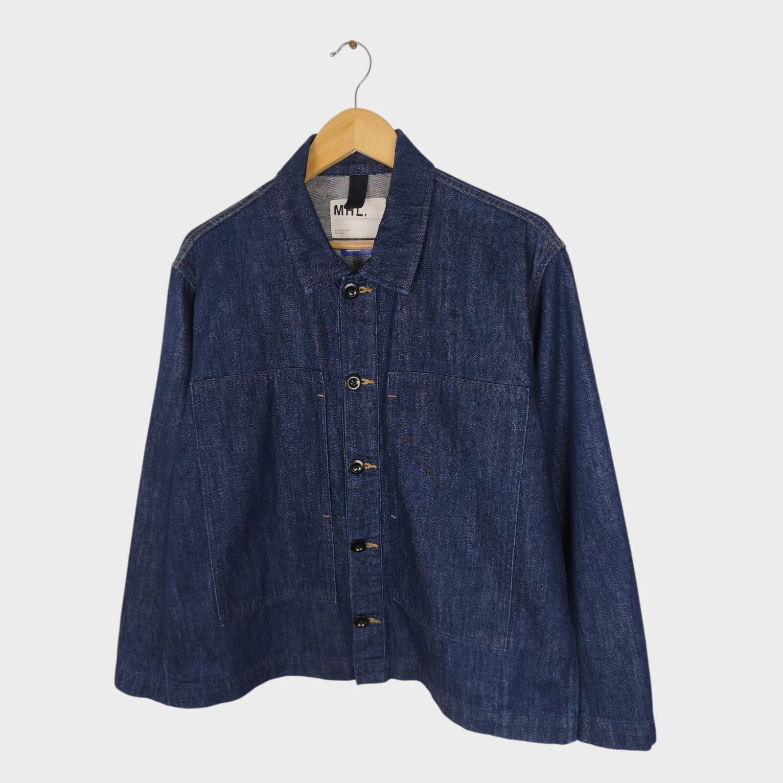 MHL MARGARET HOWELL Men's Canton Overalls Made in Japan Denim Chore Jacket