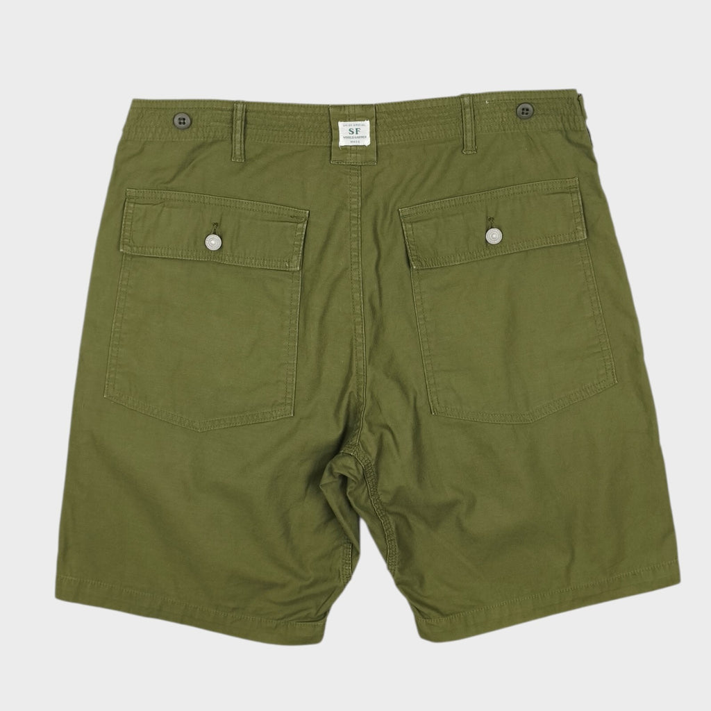 SASSAFRAS Men's Made in Japan Green Feel Sun Cargo Shorts
