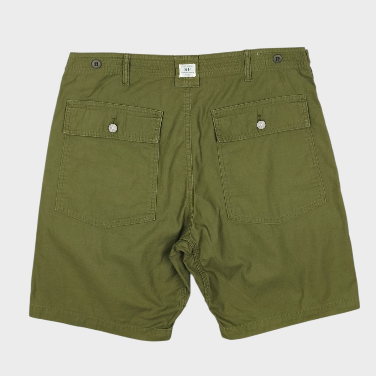 SASSAFRAS Men's Made in Japan Green Feel Sun Cargo Shorts