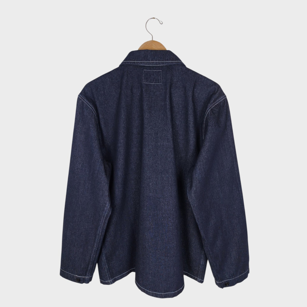 OKONKWO MFG Men's Blue Heavyweight Denim Chore Jacket
