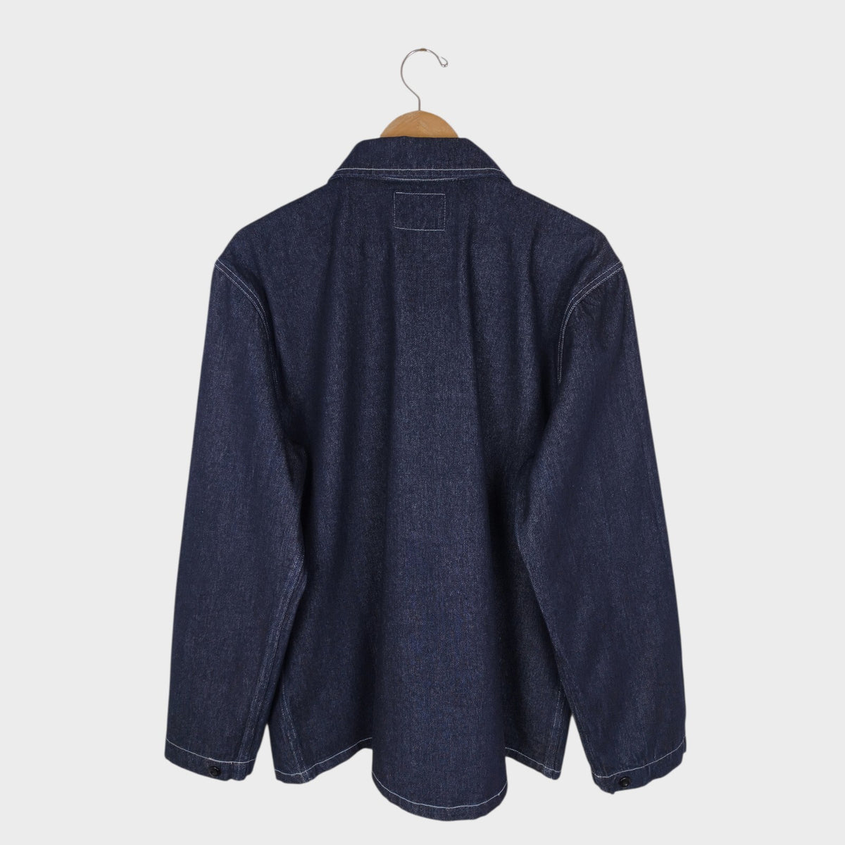 OKONKWO MFG Men's Blue Heavyweight Denim Chore Jacket