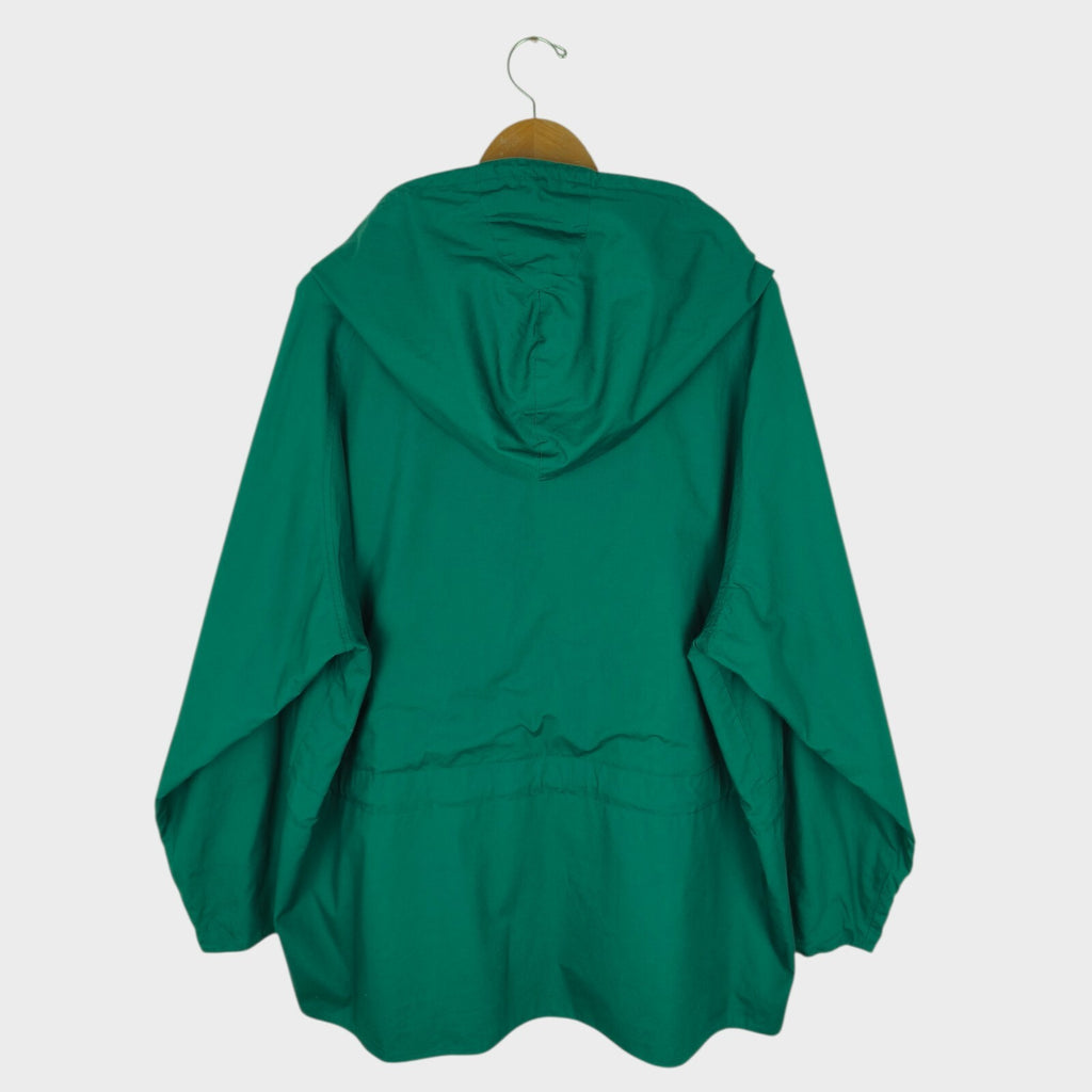 BEAMS PLUS Men's Green Sports Euro Anorak Parka Smock Jacket