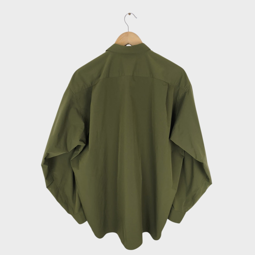 DAIWA PIER39 Men's Olive Green Tech Fishing Angler's Overshirt