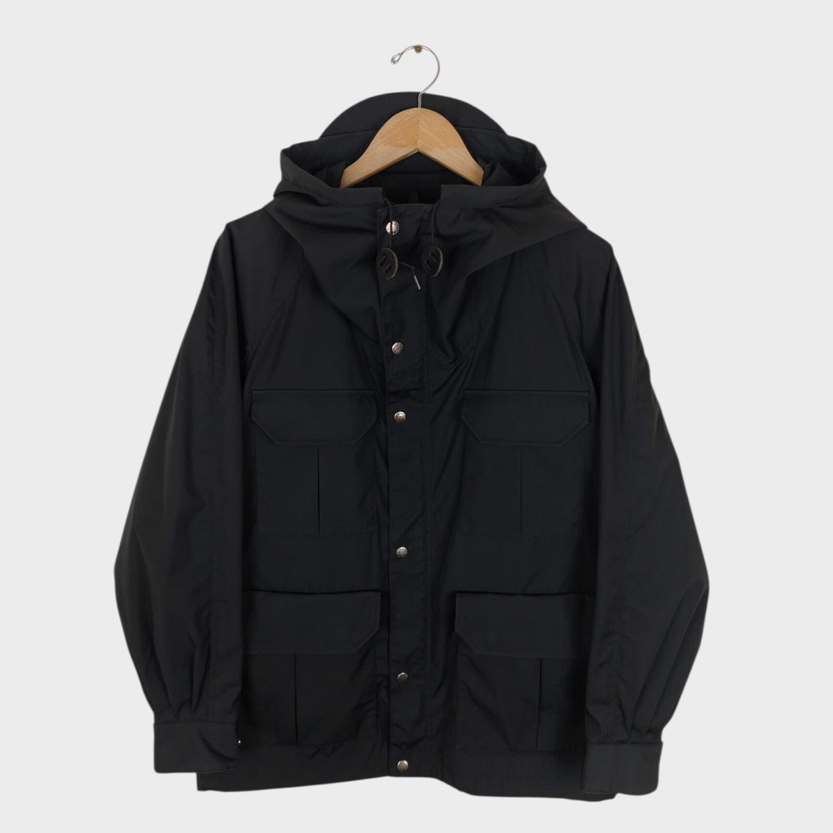 THE NORTH FACE PURPLE LABEL x NANAMICA Men's Black Waterproof Mountain Parka Jacket