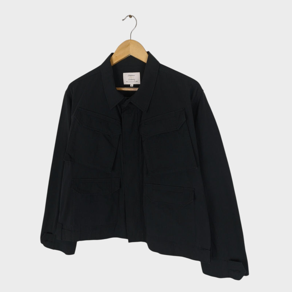 ANOTHER 20TH CENTURY Men's Black Made in Japan Cotton/Nylon Ripstop Brighton Command Jacket