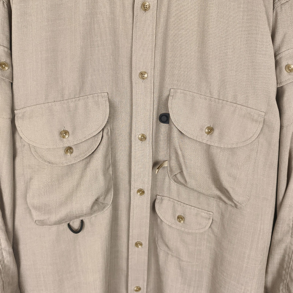 DAIWA PIER39 Men's Ivory Tech Bombay Safari Overshirt