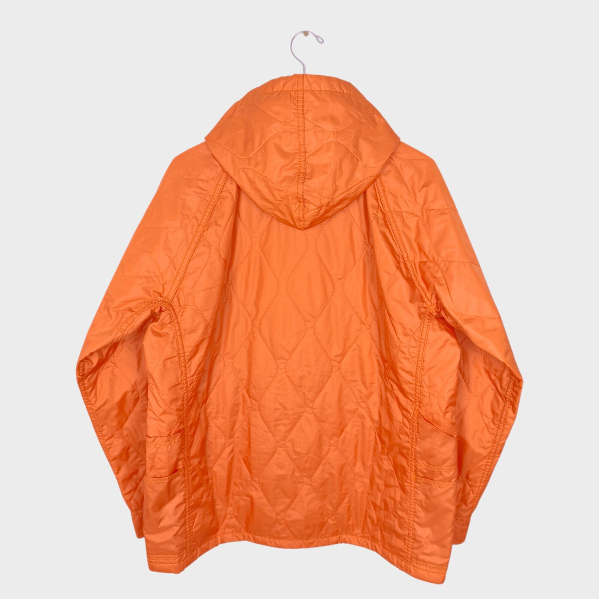 SASSAFRAS Men's Made in Japan Orange Quilted Bud Breaker Jacket