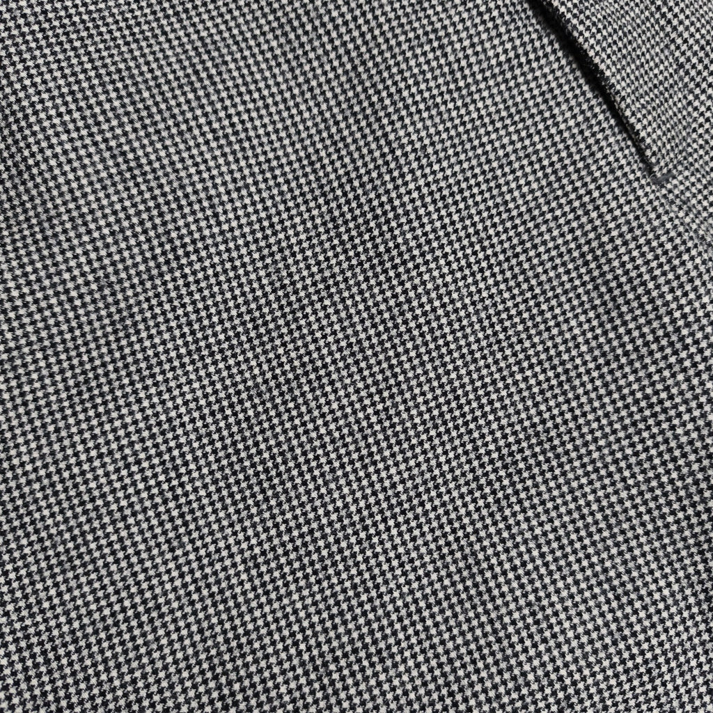 SIRPLUS Men's Micro Dogtooth Pleated Wool Trousers