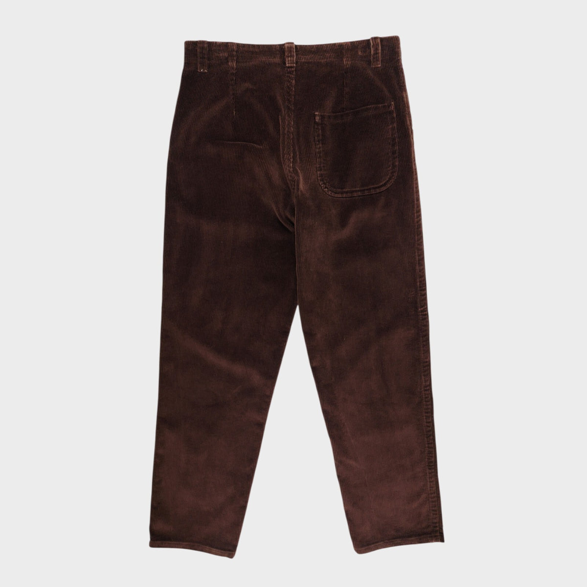 OLD TOWN Men's Brown Made in England Heavyweight Corduroy Trousers