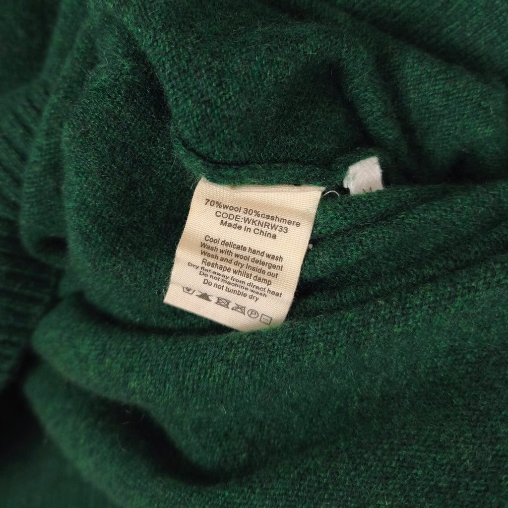 TOAST Women's Green Wool/Cashmere Blend Jumper