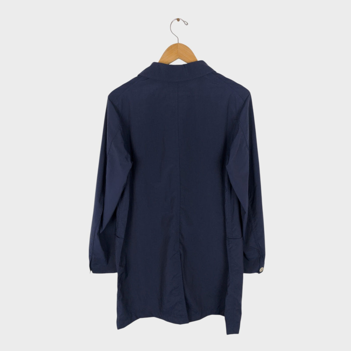 DANTON x BEAMS Men's Made in Japan Navy Blue Nylon Coat Jacket