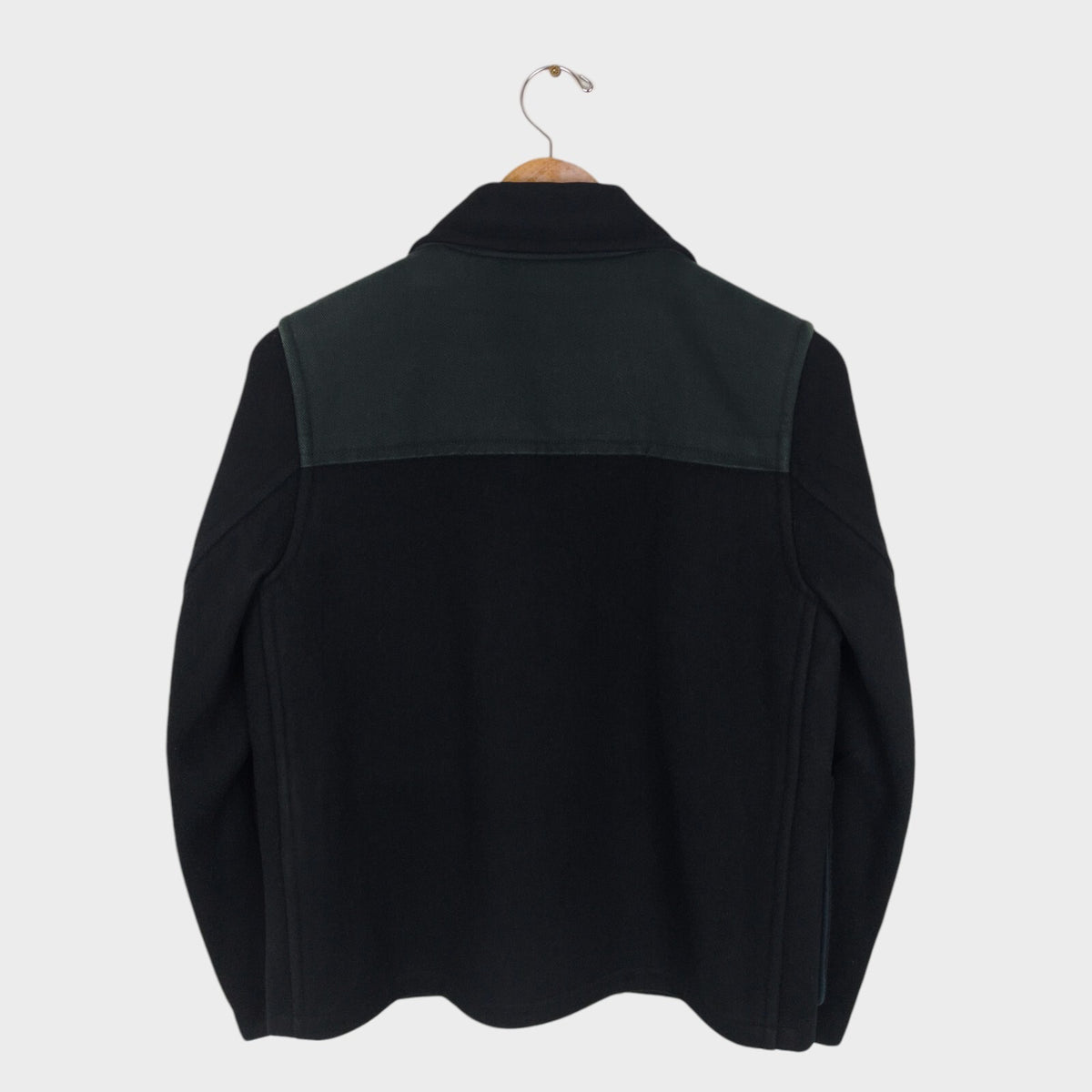 MHL MARGARET HOWELL Women's Black Made in England Wool Blend Jacket