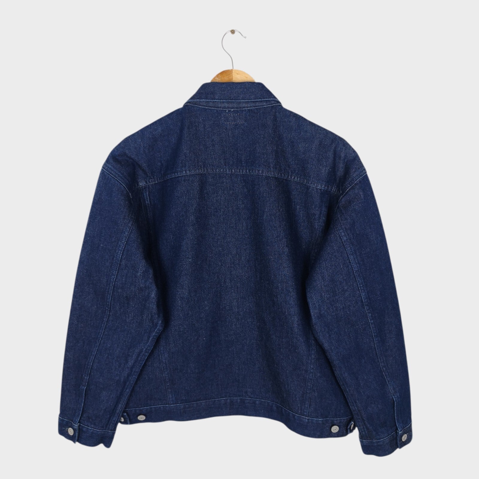 EDWIN Japan Men's Dark Blue Denim Trucker Jacket
