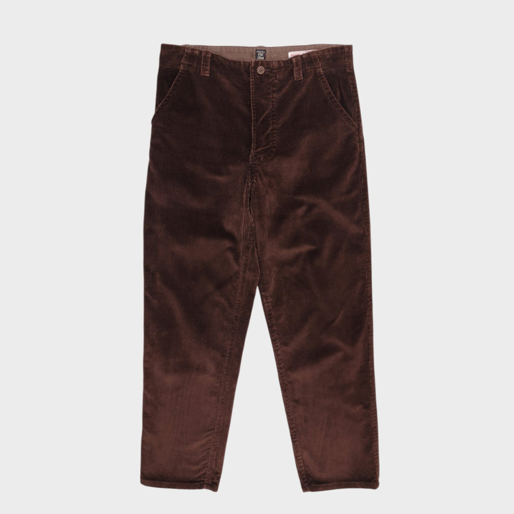 OLD TOWN Men's Brown Made in England Heavyweight Corduroy Trousers