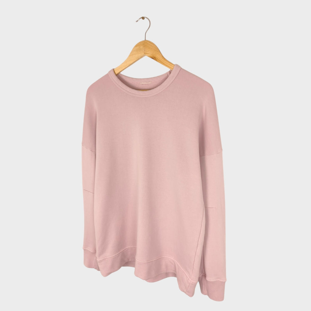 TEN C Men's Pink Made in Italy Crewneck Sweatshirt