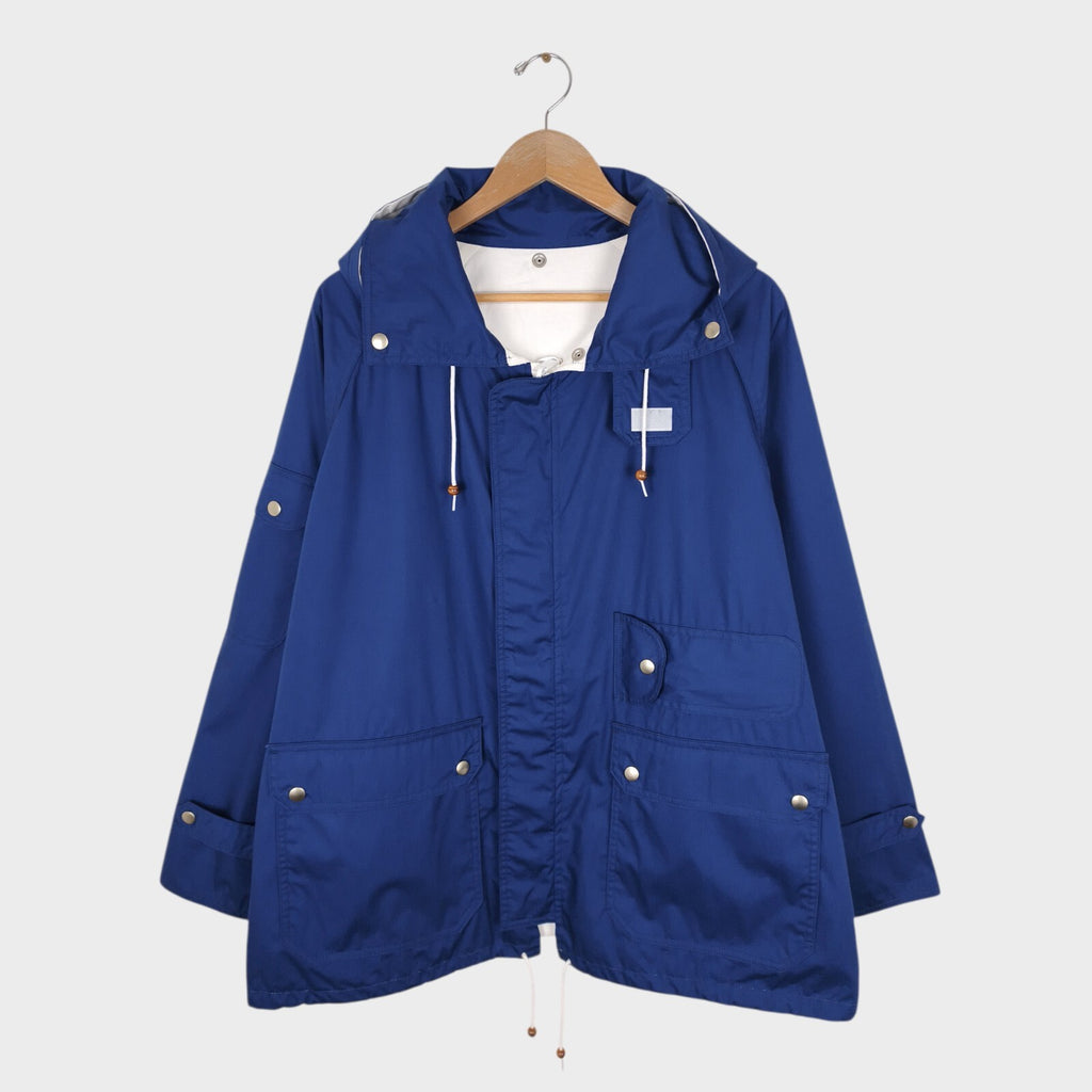 BEAMS PLUS Men's Blue 3 Layer Sailing Parka Jacket