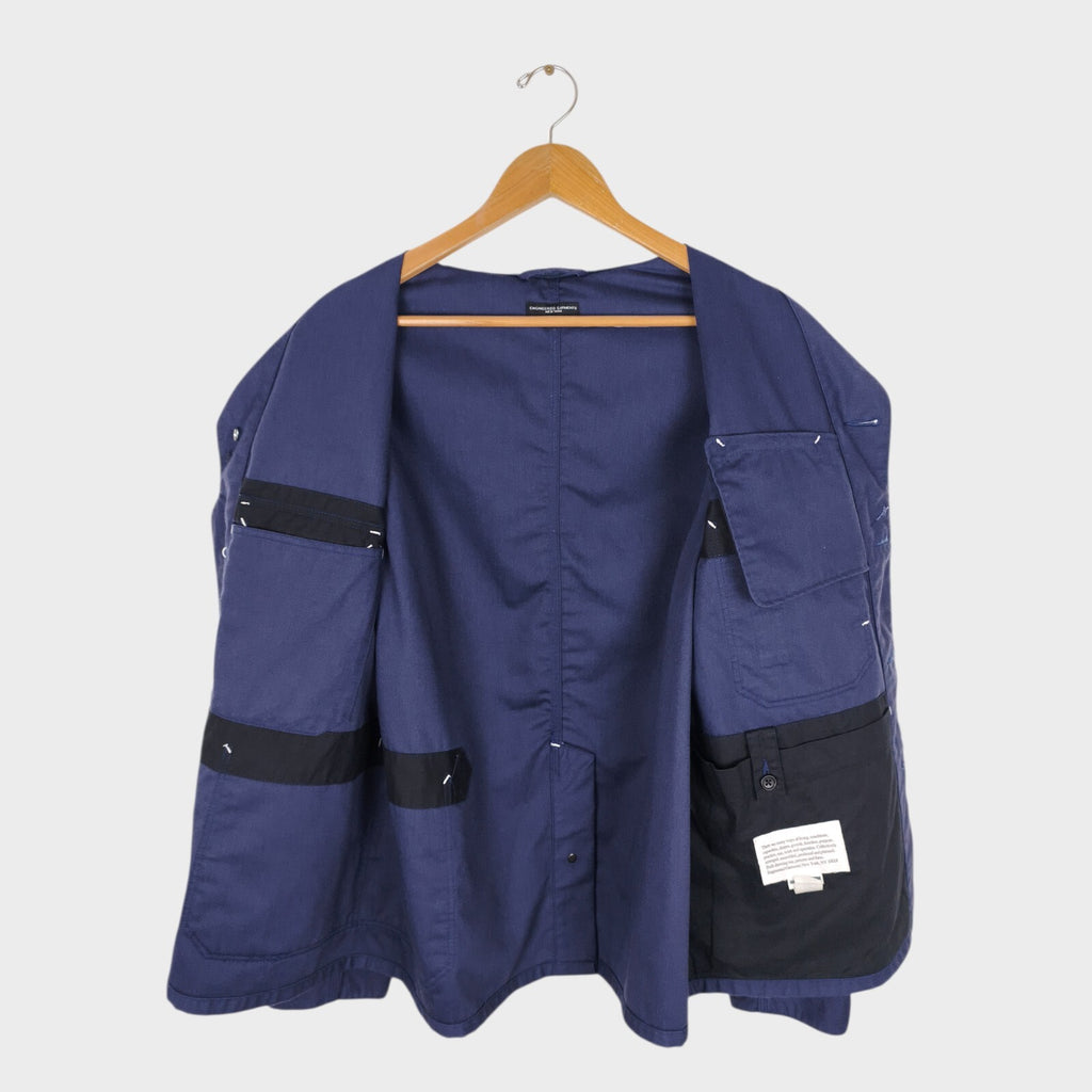 ENGINEERED GARMENTS Men's Made in USA Blue Coverall Chore Jacket