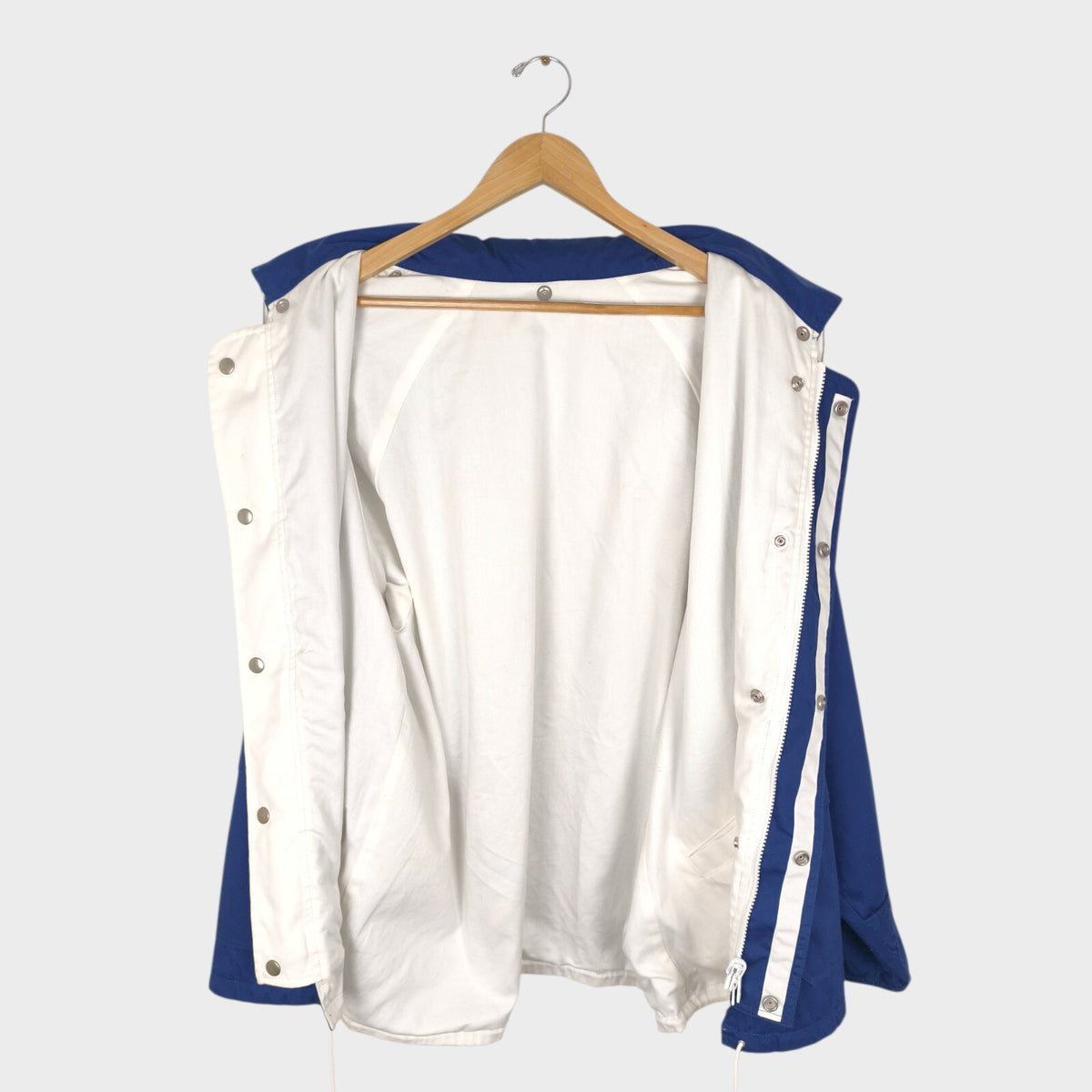 BEAMS PLUS Men's Blue 3 Layer Sailing Parka Jacket