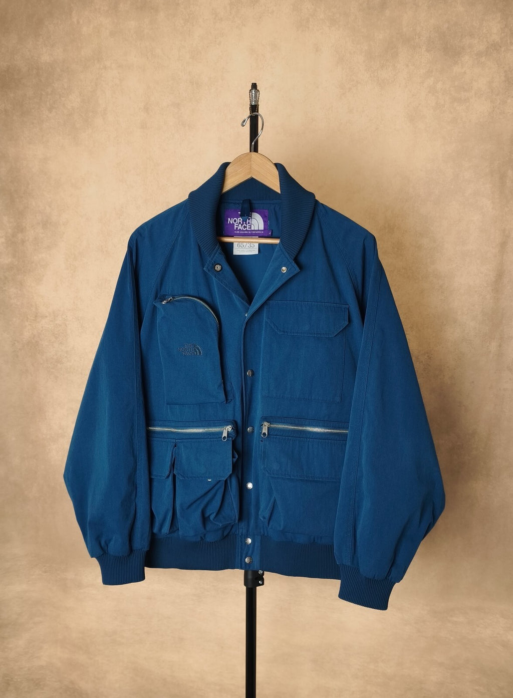 THE NORTH FACE PURPLE LABEL x NANAMICA Men's Blue Waterproof 65/35 Field Jacket