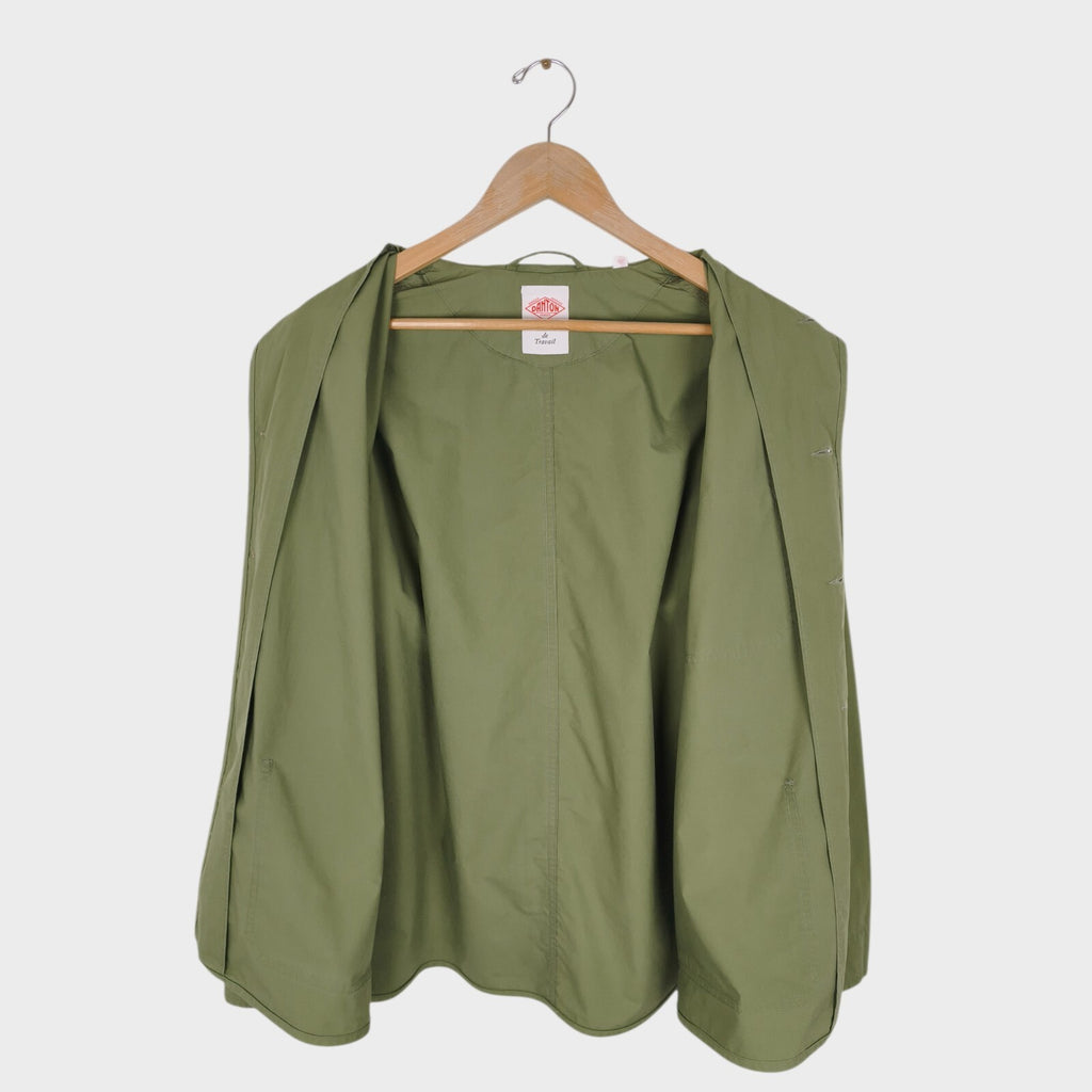DANTON Men's Green Made in Japan 100% Cotton Chore Jacket