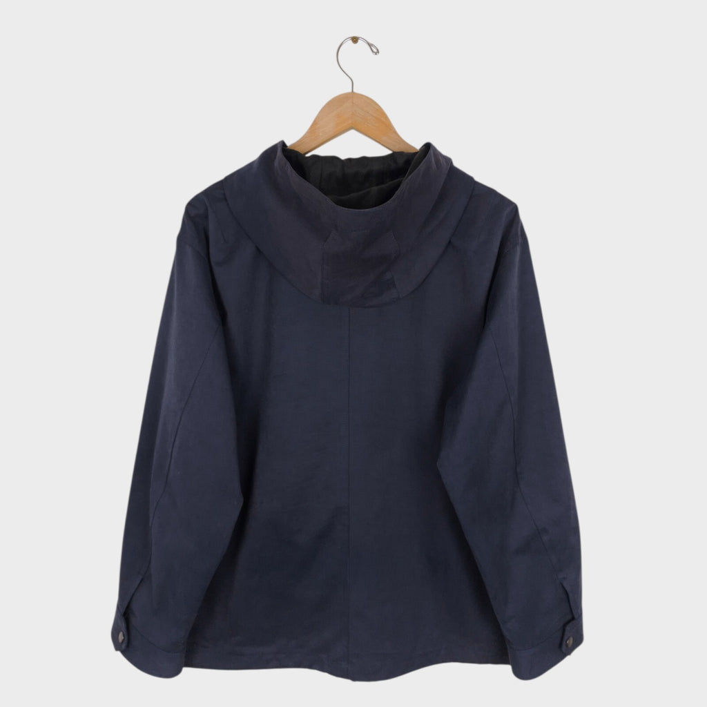 BEAMS B:MING Men's Navy Blue Waterproof Mountain Parka Jacket