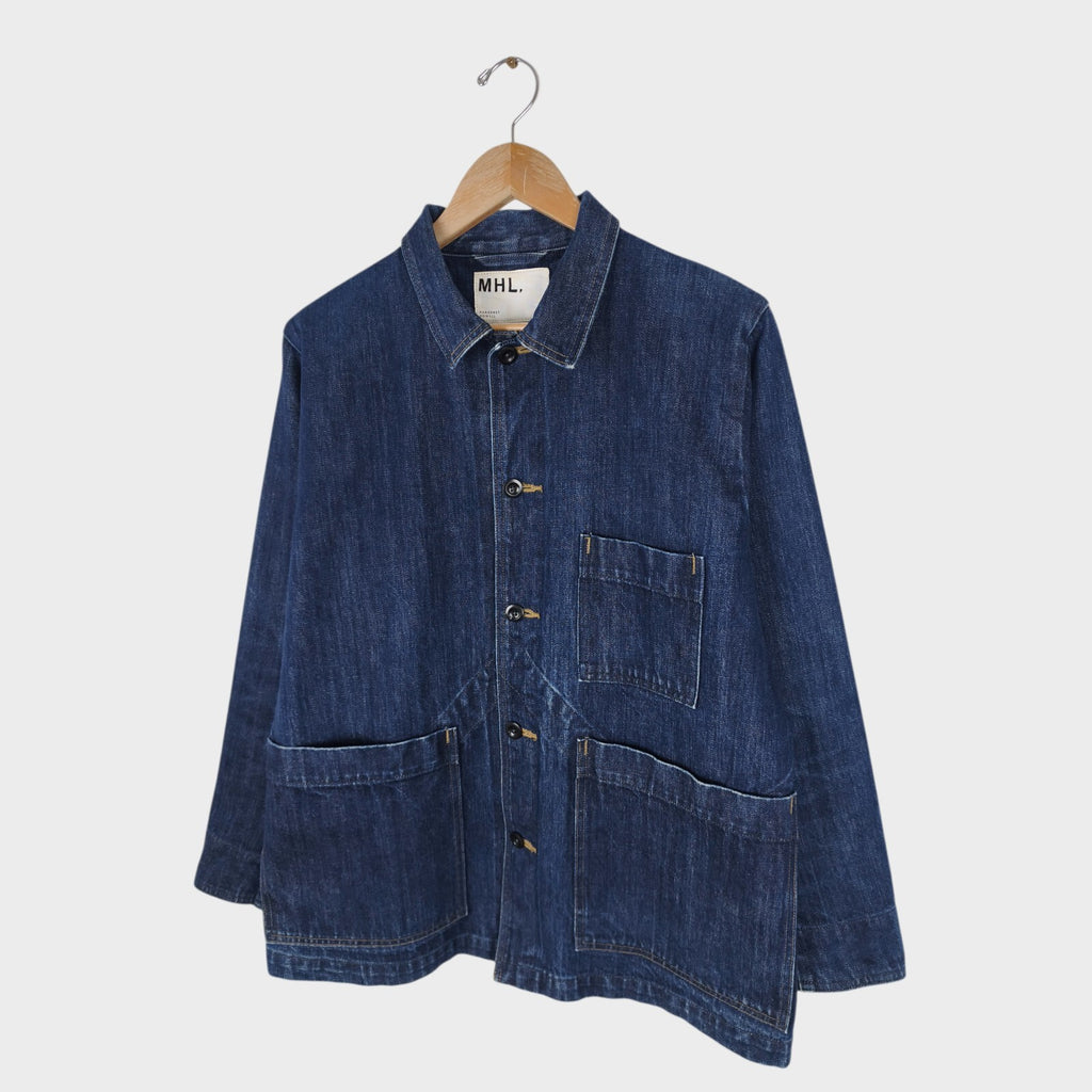 MHL MARGARET HOWELL Men's Canton Overalls Made in Japan Denim Chore Jacket