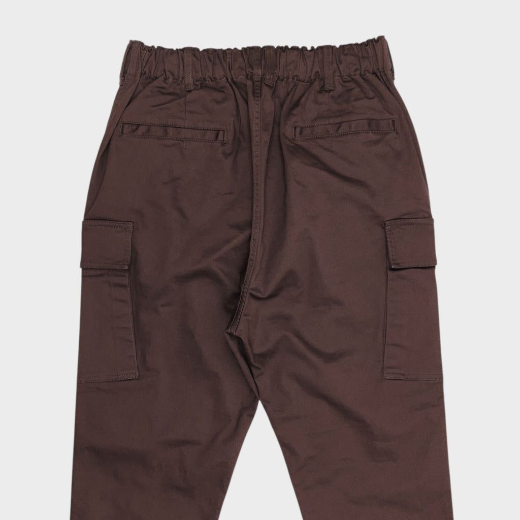 SAGE DE CRET x BEAMS PLUS Men's Dark Brown Cargo Trousers