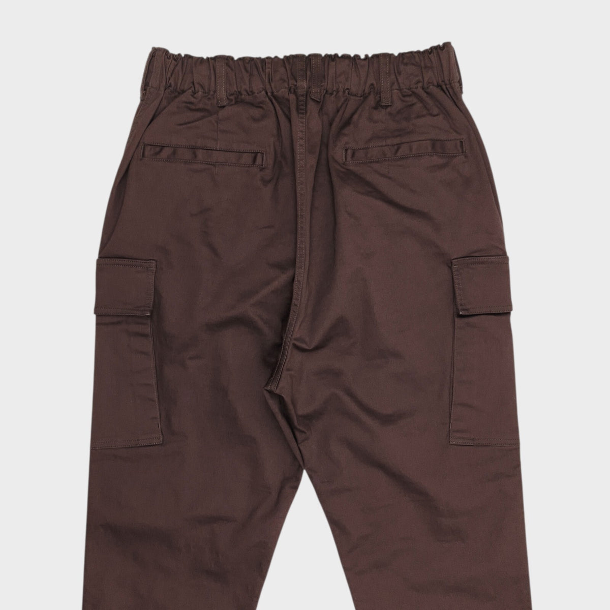 SAGE DE CRET x BEAMS PLUS Men's Dark Brown Cargo Trousers