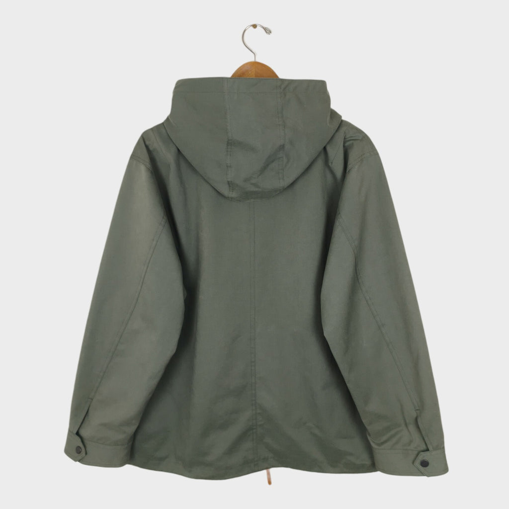 BEAMS B:MING Men's Sage Green Waterproof Mountain Parka Jacket