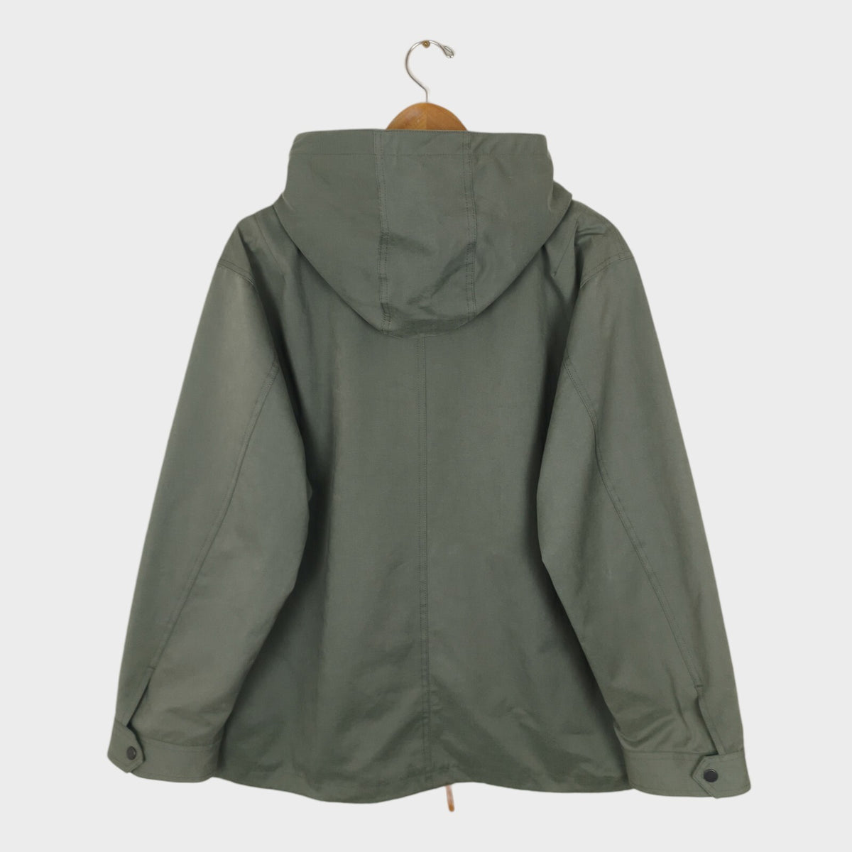 BEAMS B:MING Men's Sage Green Waterproof Mountain Parka Jacket
