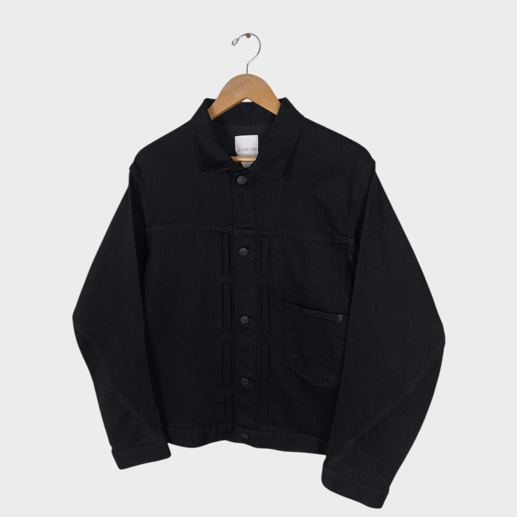 EDWIN Japan Men's Black Denim E-Function Jacket
