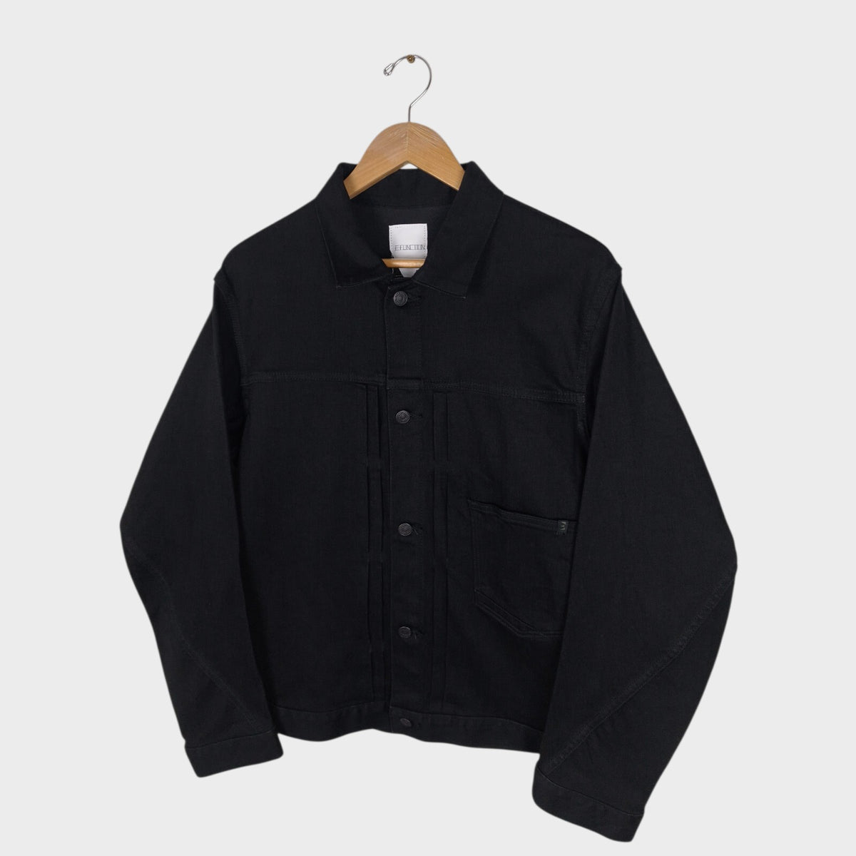 EDWIN Japan Men's Black Denim E-Function Jacket