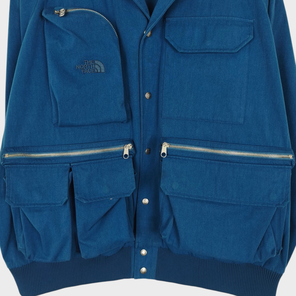 THE NORTH FACE PURPLE LABEL x NANAMICA Men's Blue Waterproof 65/35 Field Jacket